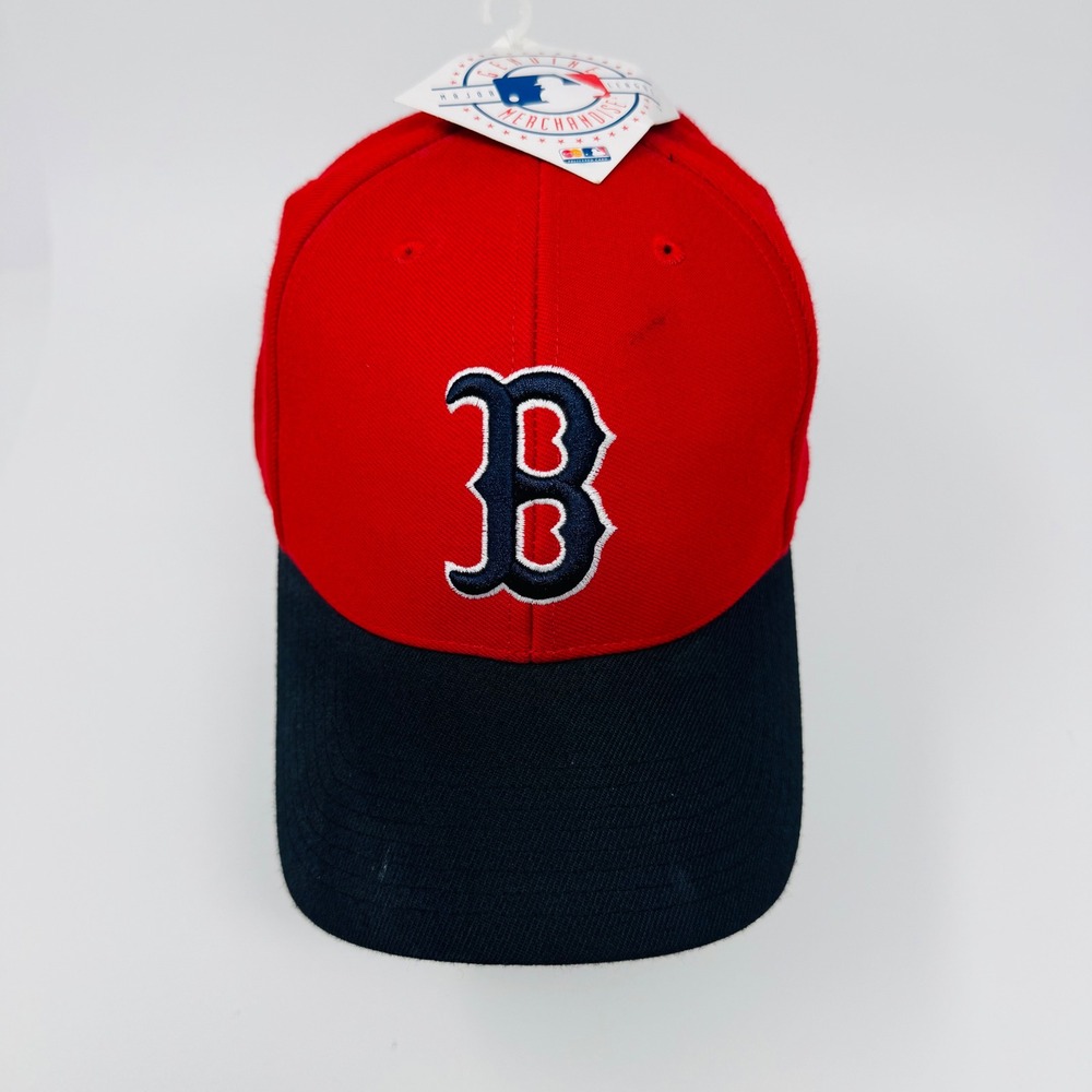 Vintage Boston Red Sox MLB Twins Enterprise Hat Red Blue Wool Blend OSFA NWT‎